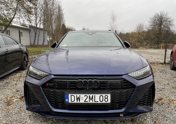 Audi RS6 cena 475900 przebieg: 70200, rok produkcji 2020 z Wrocław małe 781